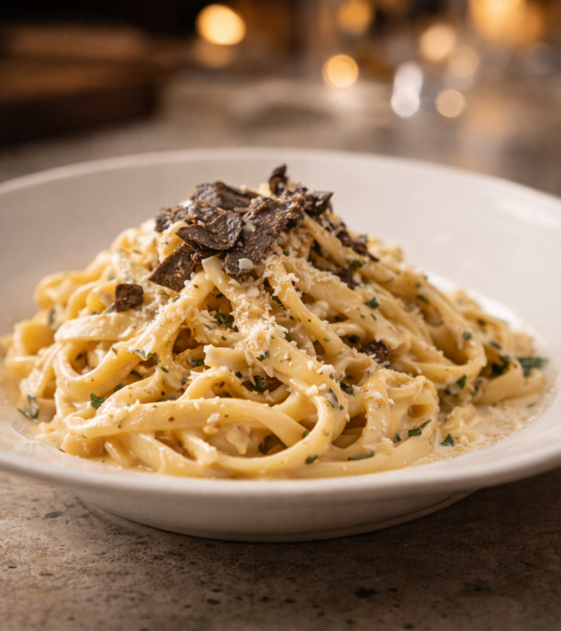 Trüf Aromalı Tagliatelle
